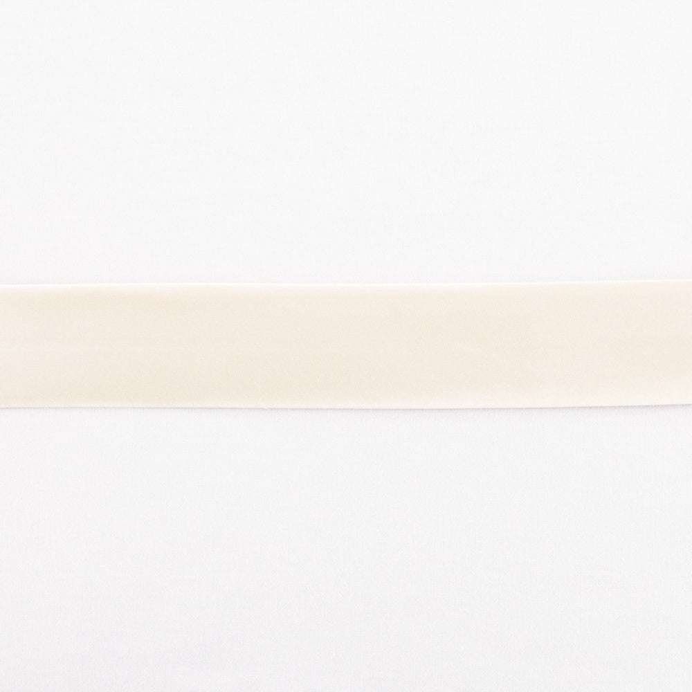 Beige Satin Bias Ribbon 30 mm - Ribes y Casals