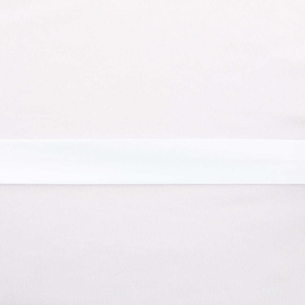White Satin Bias Ribbon 18 mm - Ribes y Casals