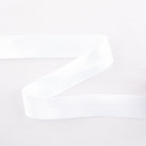 White Satin Bias Ribbon 18 mm - Ribes y Casals