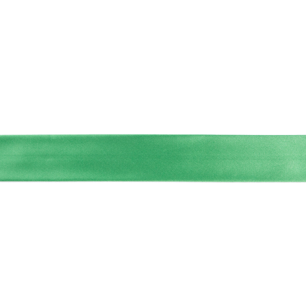 Green Satin Bias Ribbon 18 mm - Ribes y Casals