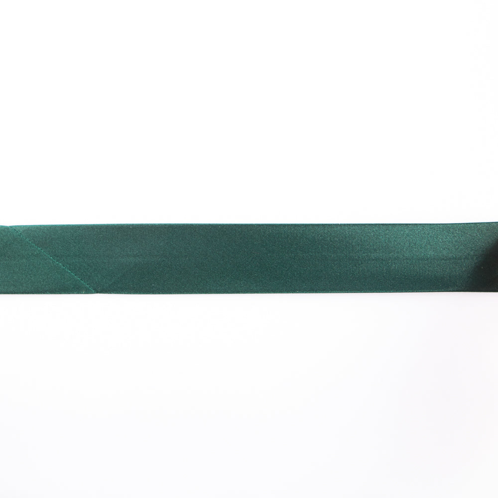 Green Satin Bias Ribbon Bottle 30 mm - Ribes y Casals