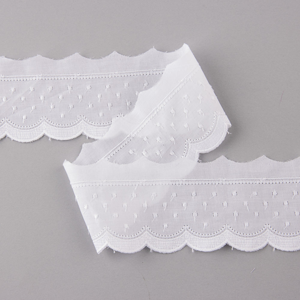 Tira Bordada Algodón 5,5 cm - Ribes y Casals