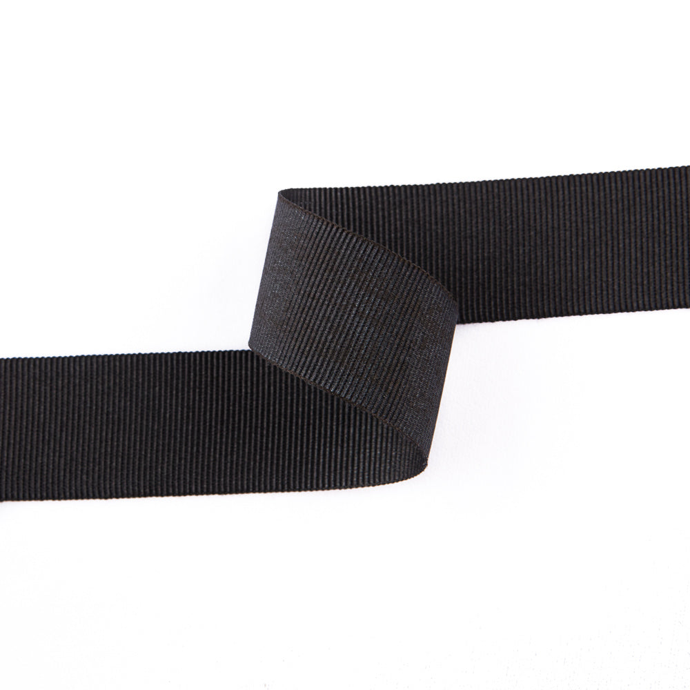 Black Grosgrain Ribbon - Ribes y Casals