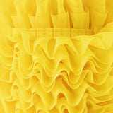 Pleated Ribbon 6 cm Yellow - Ribes y Casals