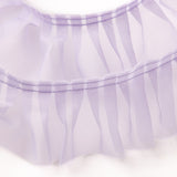 Cinta Plisada Garrucha 6 cm Malva - Ribes y Casals