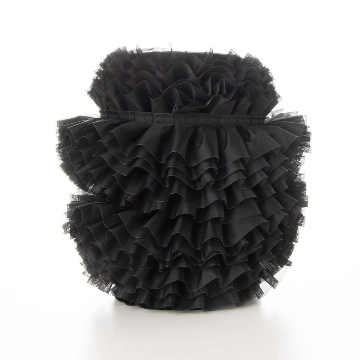 Cinta Plisada Garrucha 6 cm Negro - Ribes y Casals