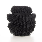 Cinta Plisada Garrucha 6 cm Negro - Ribes y Casals