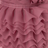 Cinta Plisada Garrucha 6 cm Rosa Ruibarbo - Ribes y Casals