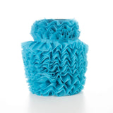 Cinta Plisada Garrucha 6 cm Turquesa - Ribes y Casals