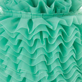 Cinta Plisada Garrucha 6 cm Verde Menta - Ribes y Casals