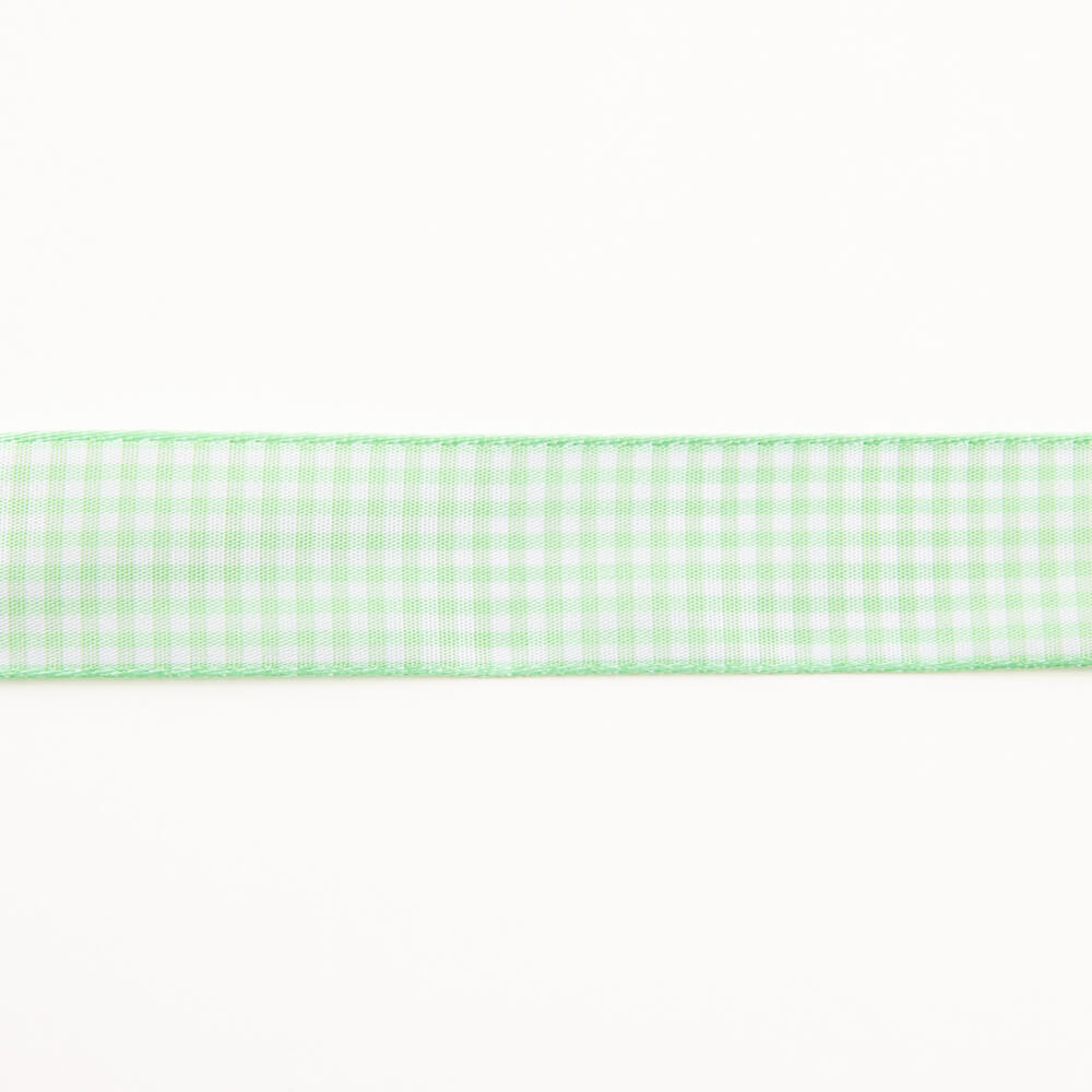 Lime Vichy Ribbon - Ribes y Casals