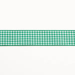 Green Gingham Ribbon - Ribes y Casals