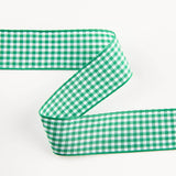 Green Gingham Ribbon - Ribes y Casals