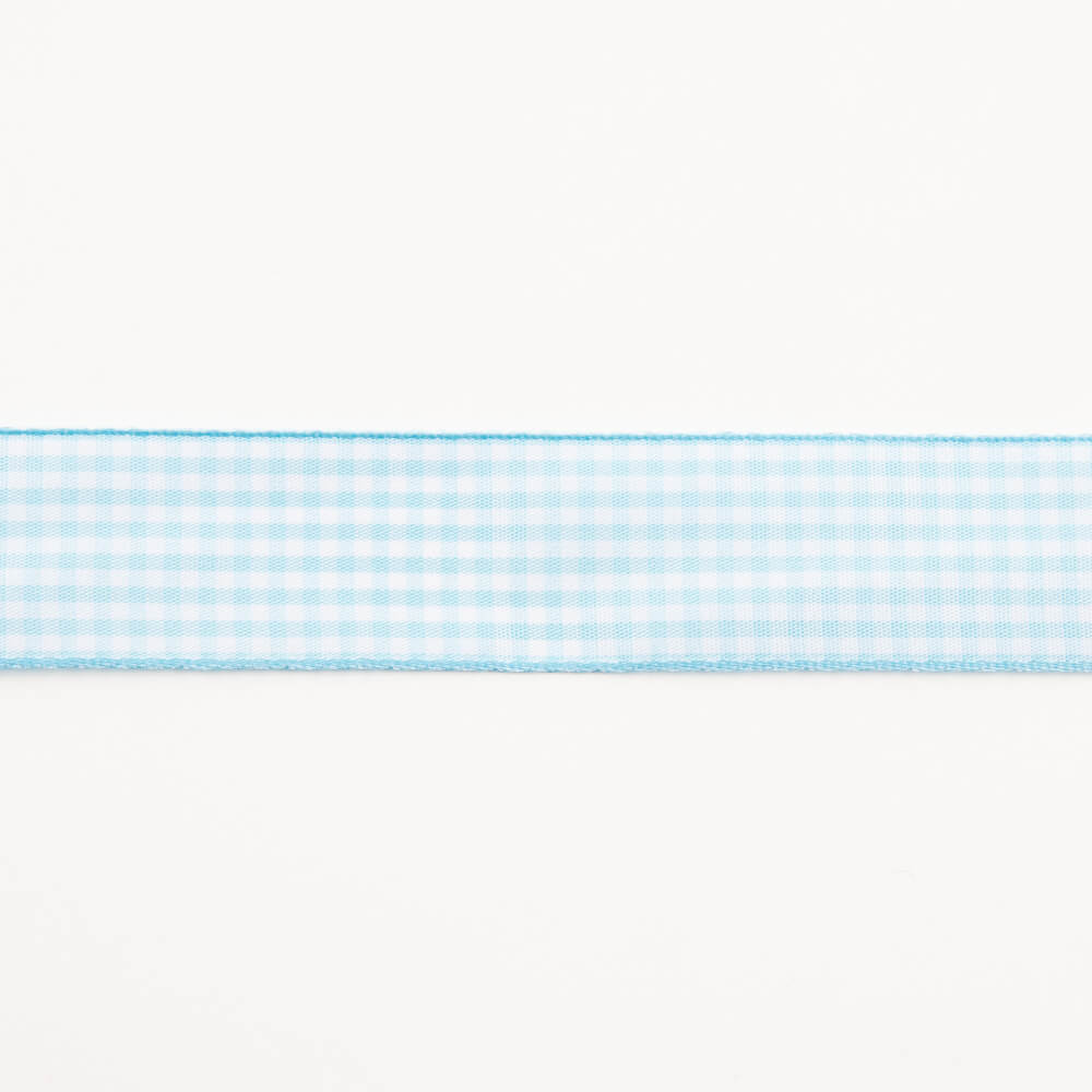 Light Blue Vichy Ribbon - Ribes y Casals