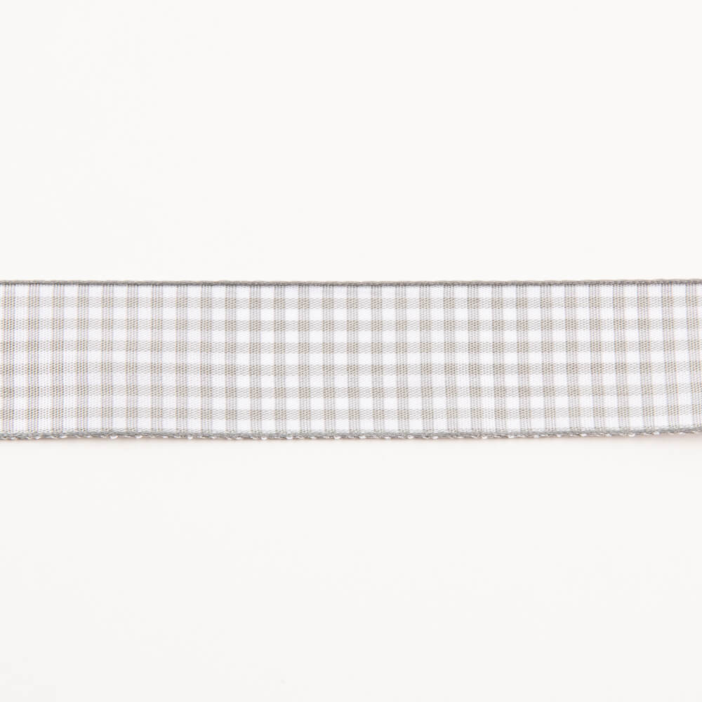 Gray Vichy Ribbon - Ribes y Casals