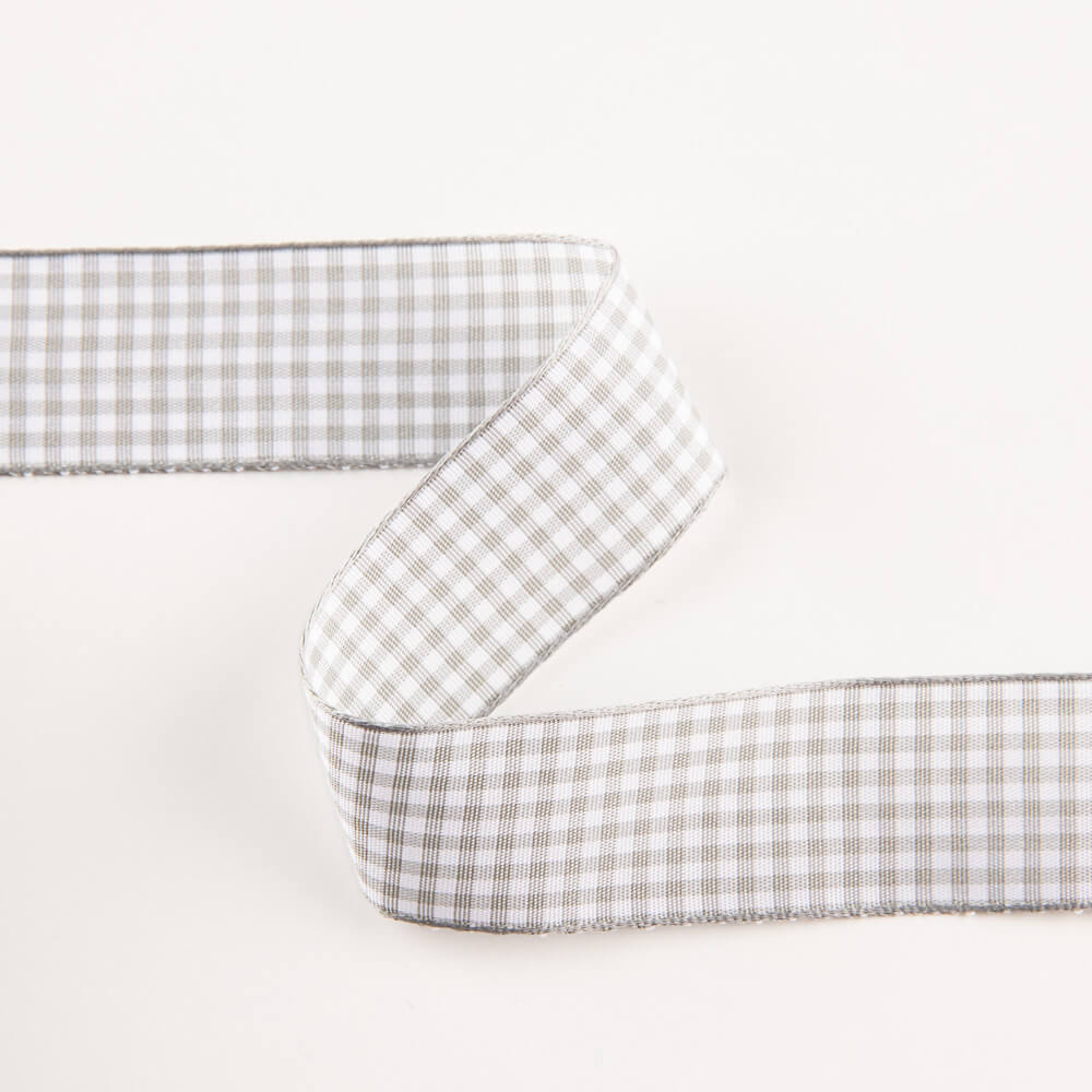 Gray Vichy Ribbon - Ribes y Casals