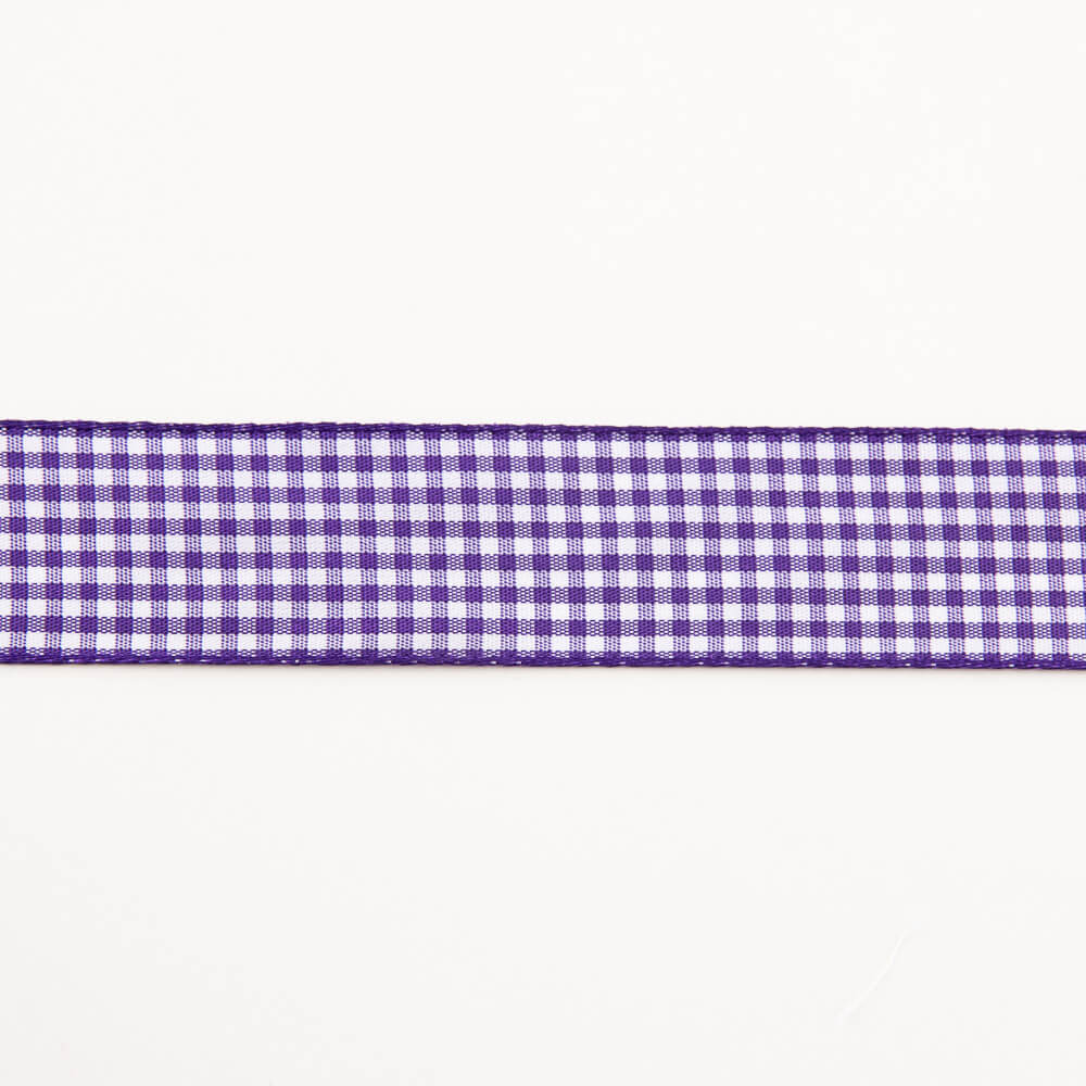 Purple Vichy Ribbon - Ribes y Casals