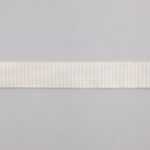 Beige Gingham Ribbon - Ribes y Casals