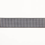 Black Gingham Ribbon - Ribes y Casals