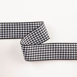 Black Gingham Ribbon - Ribes y Casals