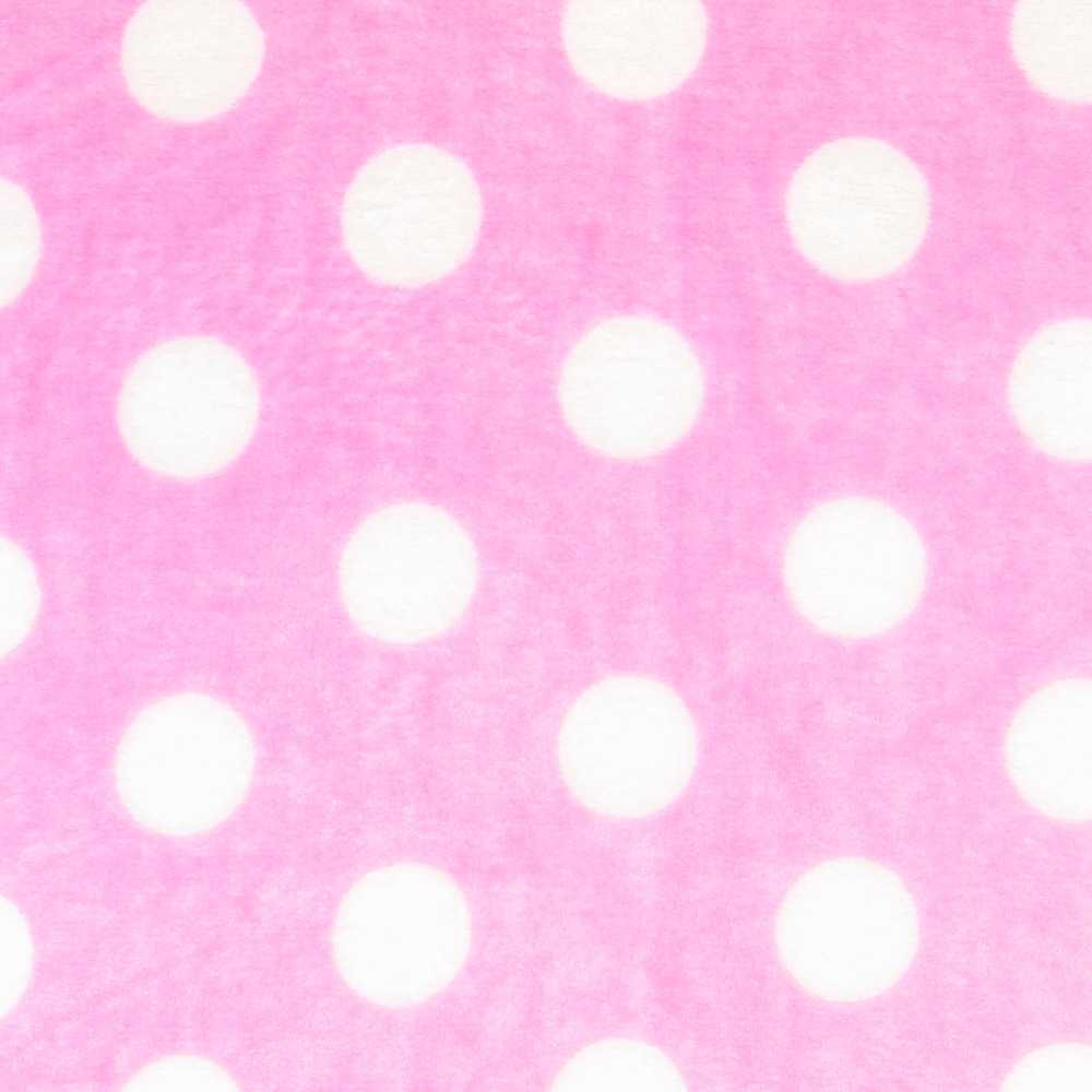 Minky Polka Dots Pink - Ribes y Casals