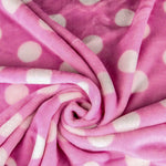 Minky Polka Dots Pink - Ribes y Casals