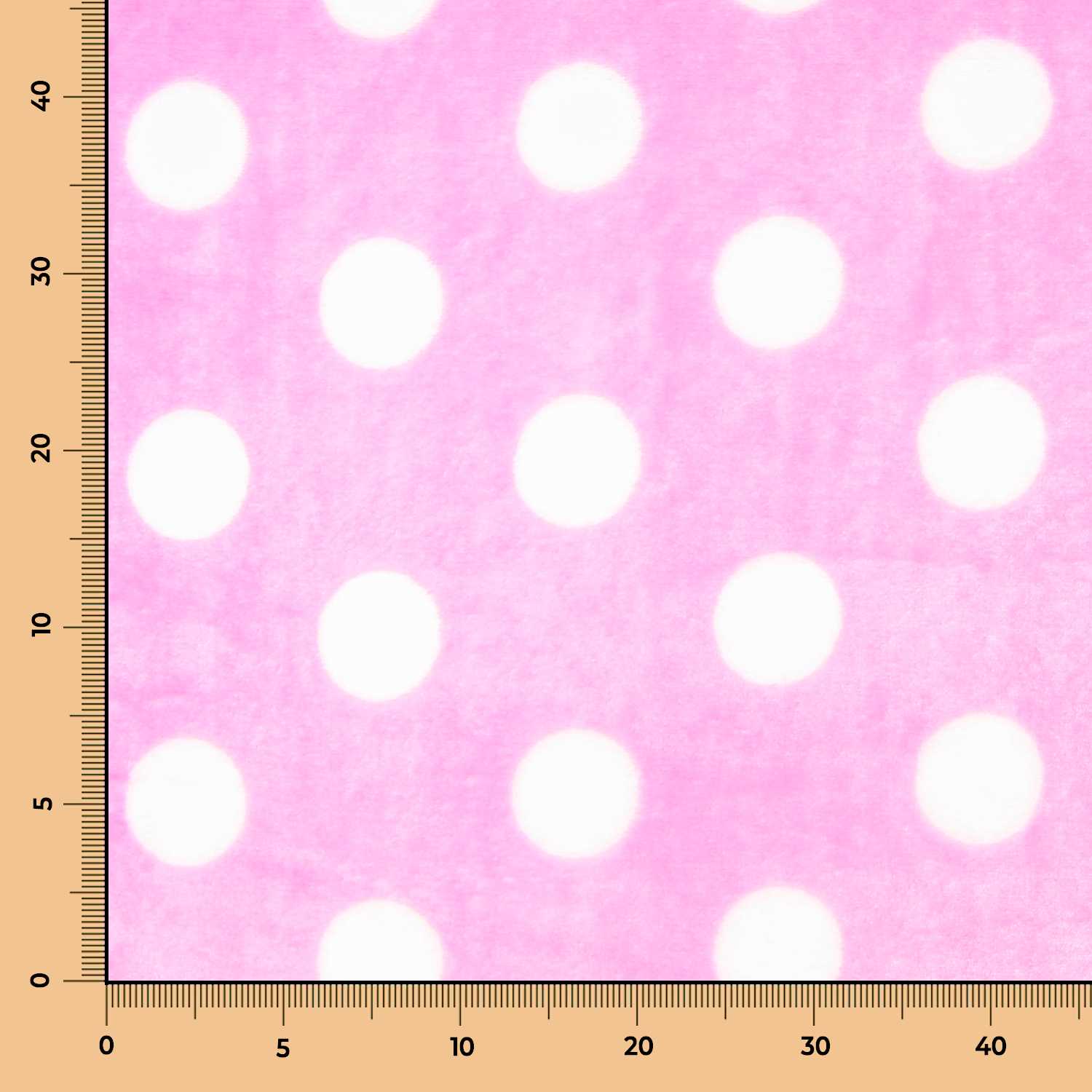 Minky Polka Dots Pink - Ribes y Casals