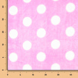 Minky Polka Dots Pink - Ribes y Casals