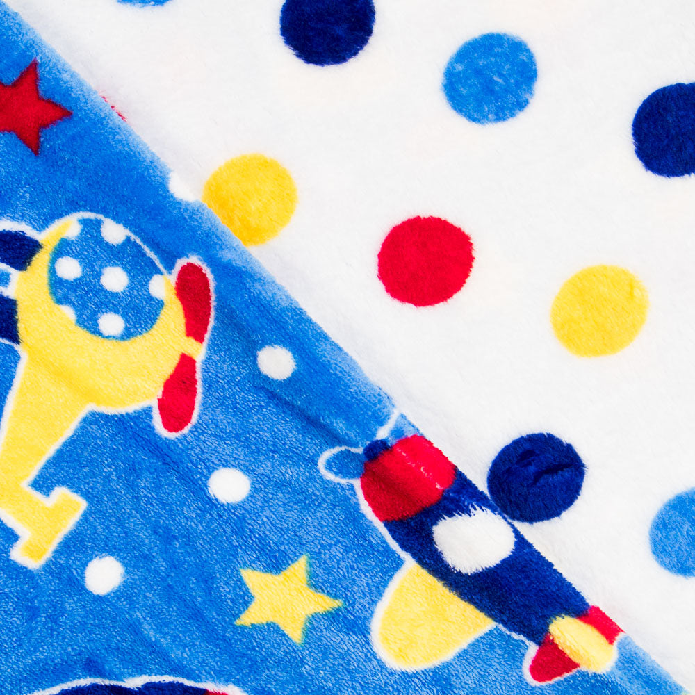 Minky Blue Aircraft - Ribes y Casals