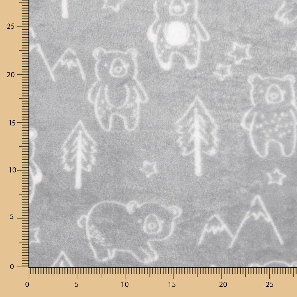 Minky Bears Grey - Ribes y Casals