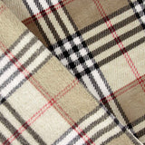 Minky Tartan Brown - Ribes y Casals