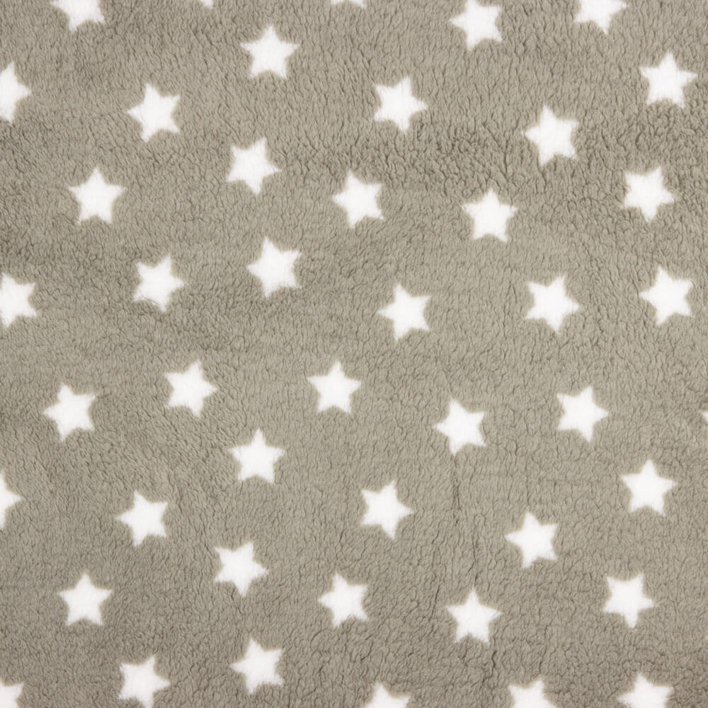 Minky Stars Grey - Ribes y Casals