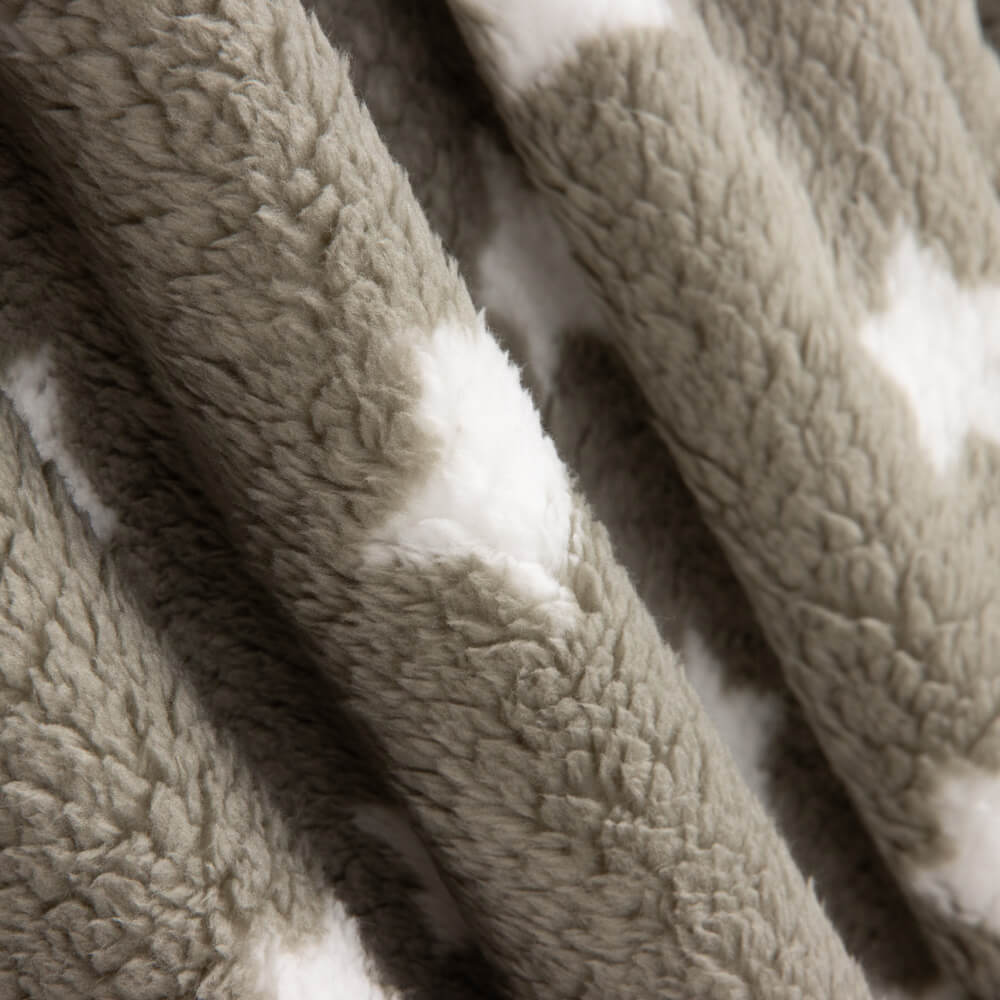 Minky Stars Grey - Ribes y Casals