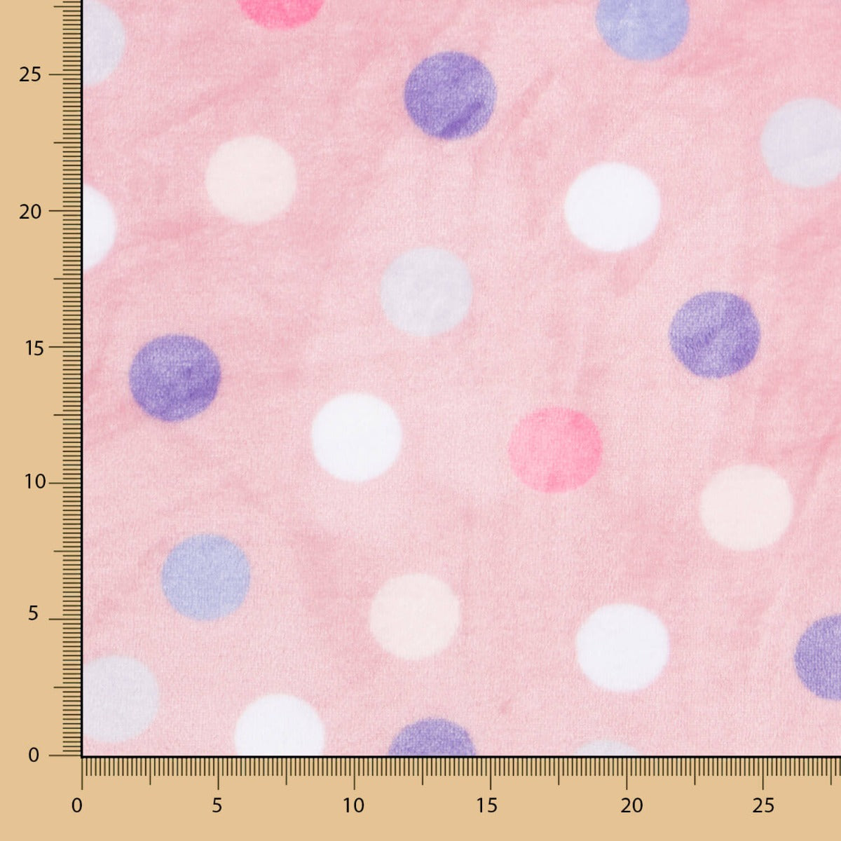 Minky Polka Dots Pink - Ribes y Casals