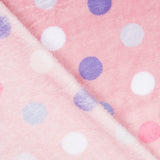 Minky Polka Dots Pink - Ribes y Casals