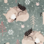 Scrap Piqué Fabric Oeil de Perdrix Print Pink 250x160cm - Ribes y Casals