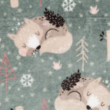 Scrap Piqué Fabric Oeil de Perdrix Print Pink 250x160cm - Ribes y Casals