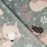 Scrap Piqué Fabric Oeil de Perdrix Print Pink 250x160cm - Ribes y Casals