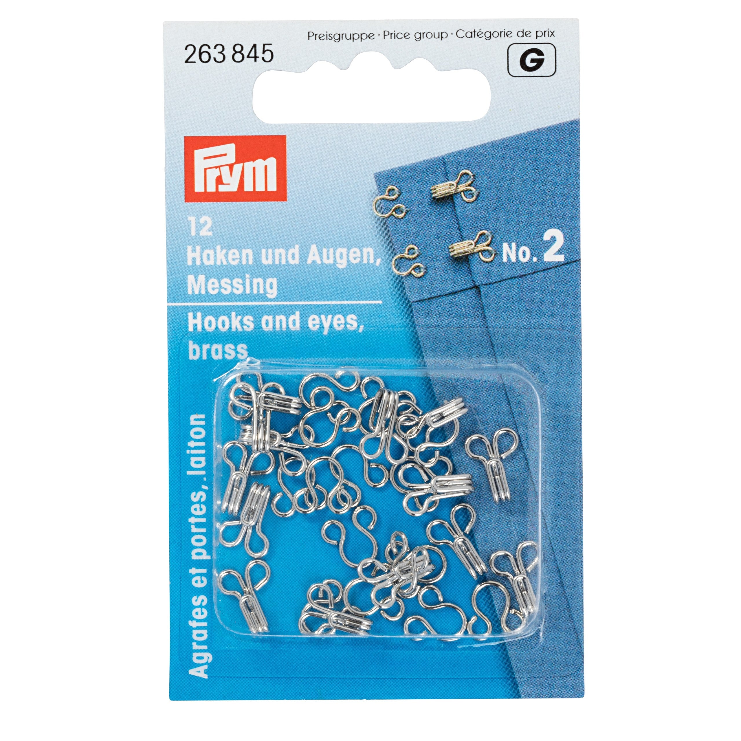 Prym - Hooks y Eyes 263844 - Ribes y Casals