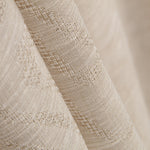 Beige Jacquard Geometric Curtain - Ribes y Casals