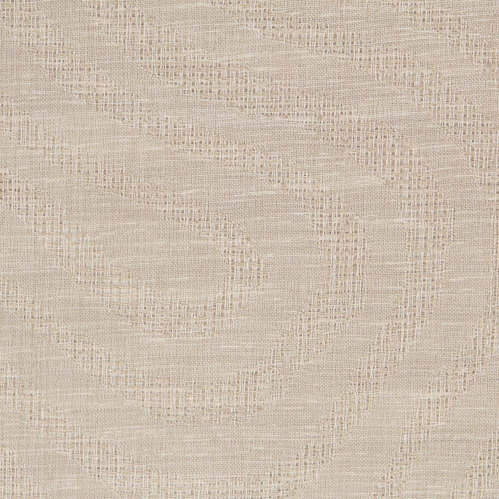 Beige Jacquard Geometric Curtain - Ribes y Casals