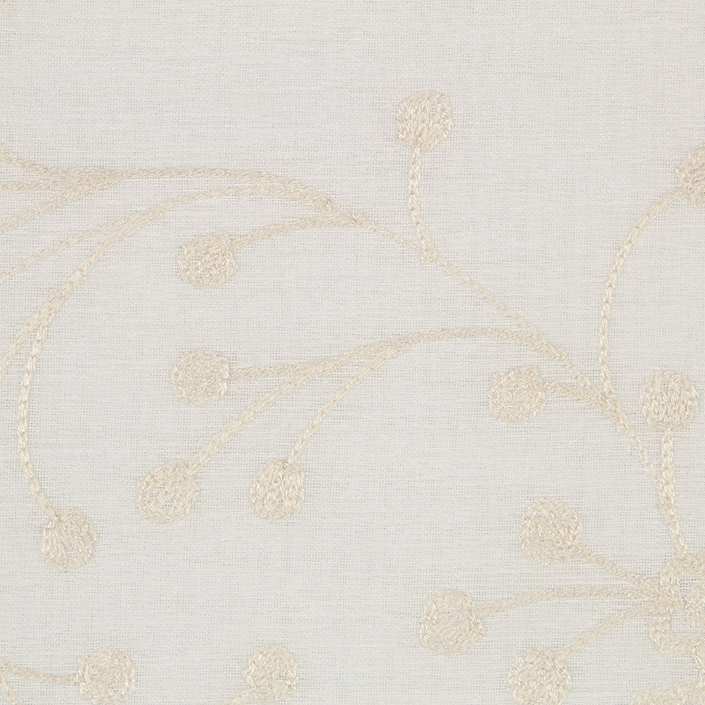 Embroidered Curtain Ecru Flowers - Ribes y Casals