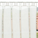 Half Window Embroidered Curtain 210 Cm - Ribes y Casals