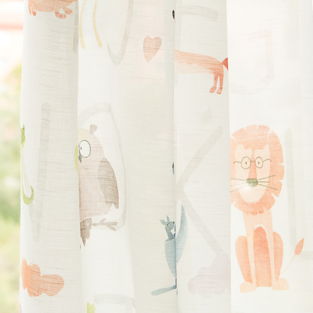 Visillo Poliéster Estampado Animales - Ribes y Casals