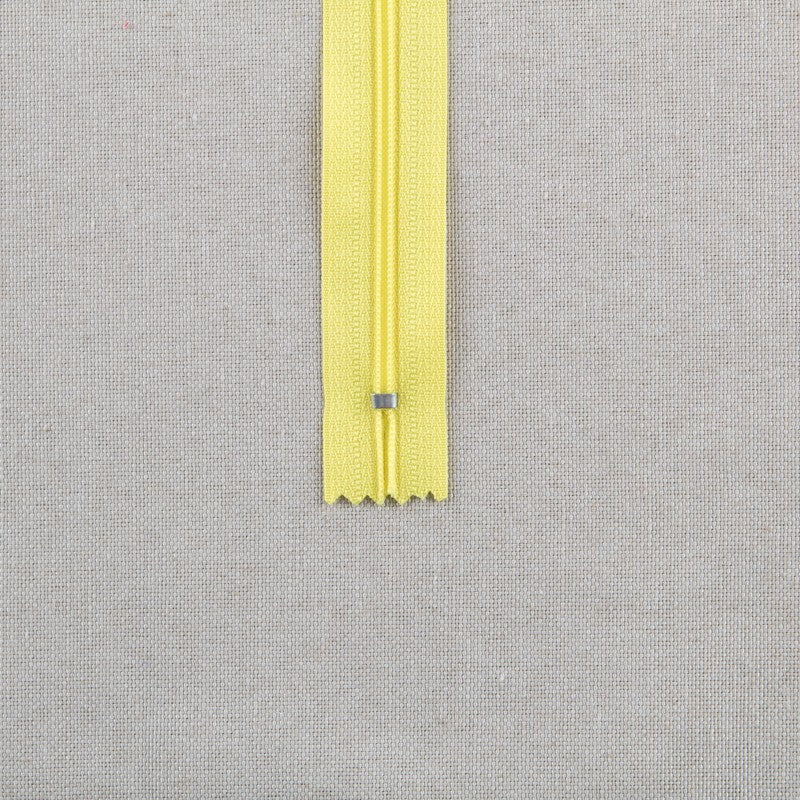 Nylon Zipper 40CM Yellow - Ribes y Casals