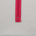 Red 22cm Nylon Zipper - Ribes y Casals