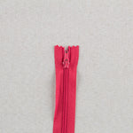 Red 22cm Nylon Zipper - Ribes y Casals
