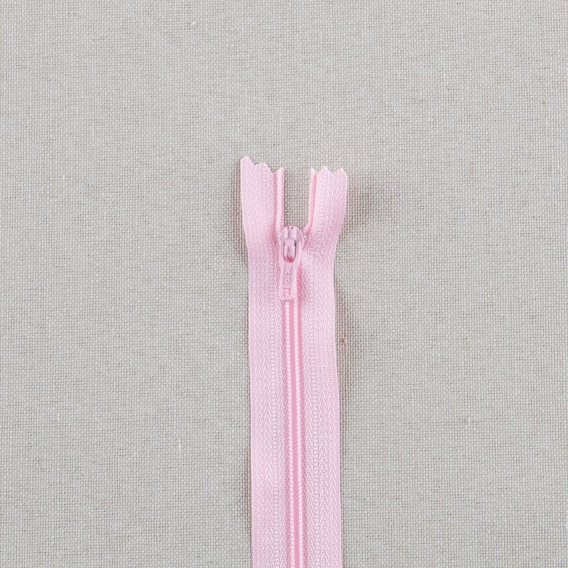 Nylon Zipper 25CM Pink - Ribes y Casals