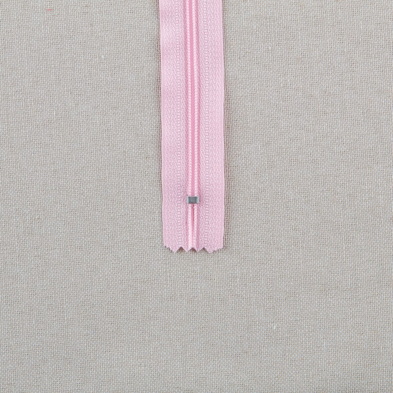 Nylon Zipper 40CM Pink - Ribes y Casals