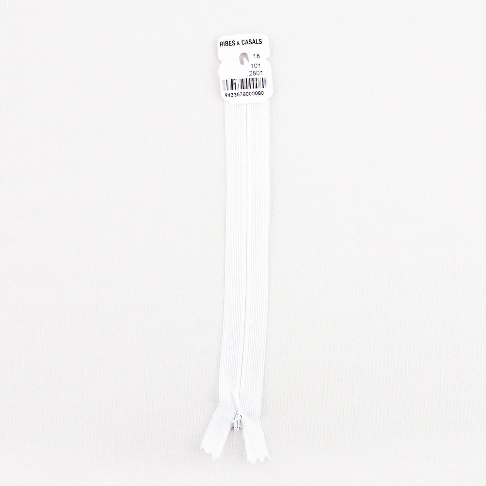 Cremallera Invisible 2801 Blanco - Ribes y Casals
